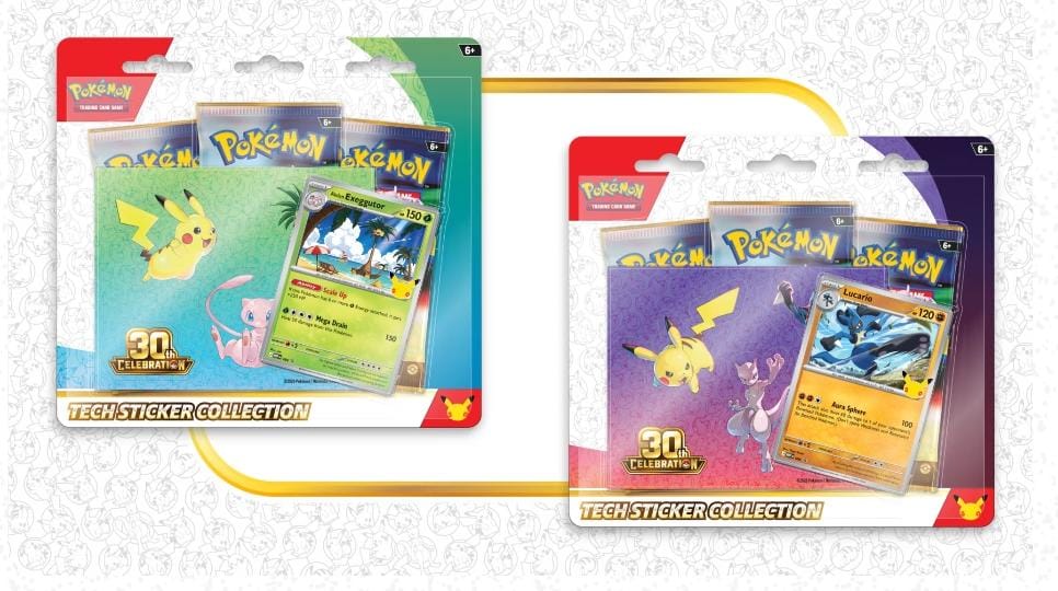 Pokemon TCG Tech Sticker Collection 30th Anniversary